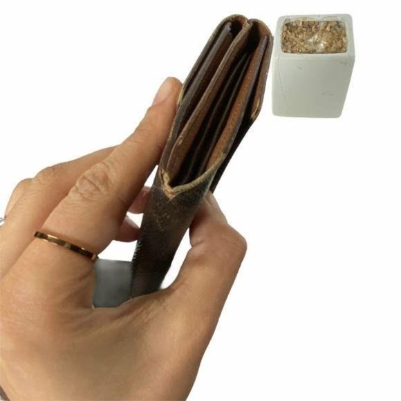 Authentic Louis Vuitton Wallet Portefeiulle Elise Trifold Monogram LV Vintage - Picture 6 of 13